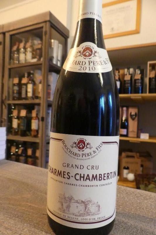 Bourgogne Cotes de Nuits Charme Chambertin Chambertin Grand Cru 2010 Bouchard  