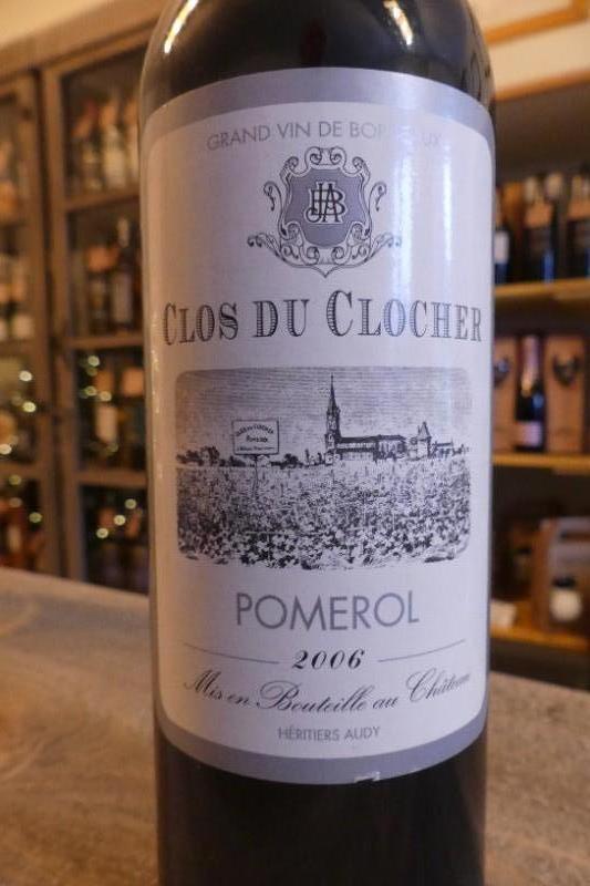 Bordeaux Pomerol Clos du Clocher 2010