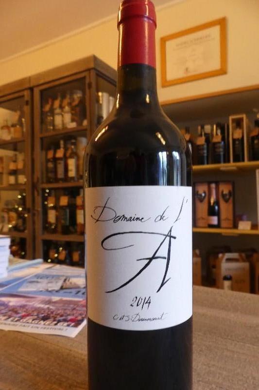 Bordeaux Cotes de Castillon Domaine de l'Aa Stéphane Derenoncourt 2014