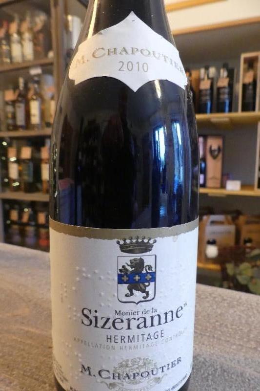 Cotes du Rhône septentrionale Hermitage Monier de la  Sizeranne Chapoutier 2005 