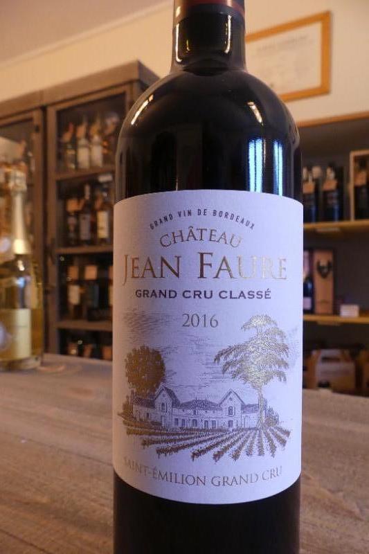 Bordeaux Saint Emilion Grand Cru Classé Château Jean Faure 2016