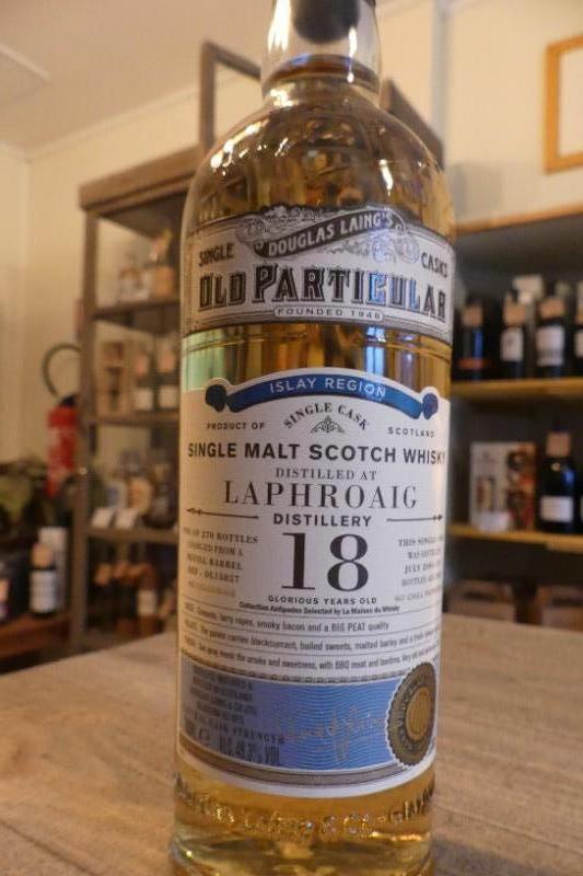 Whisky Islay Single Malt  Single Casck Laphroaig 18 ans Tourbe by Douglas Laing's