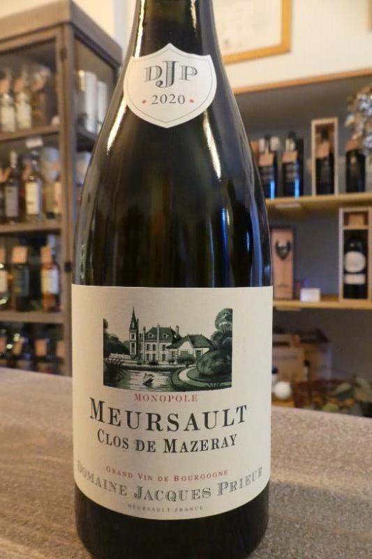 Bourgogne Meursault Clos Mazeray Dom Jacques Prieur