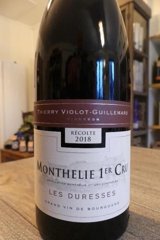 Bourgogne ,Côte de Beaune Monthelie 1er cru  2018 Violot 