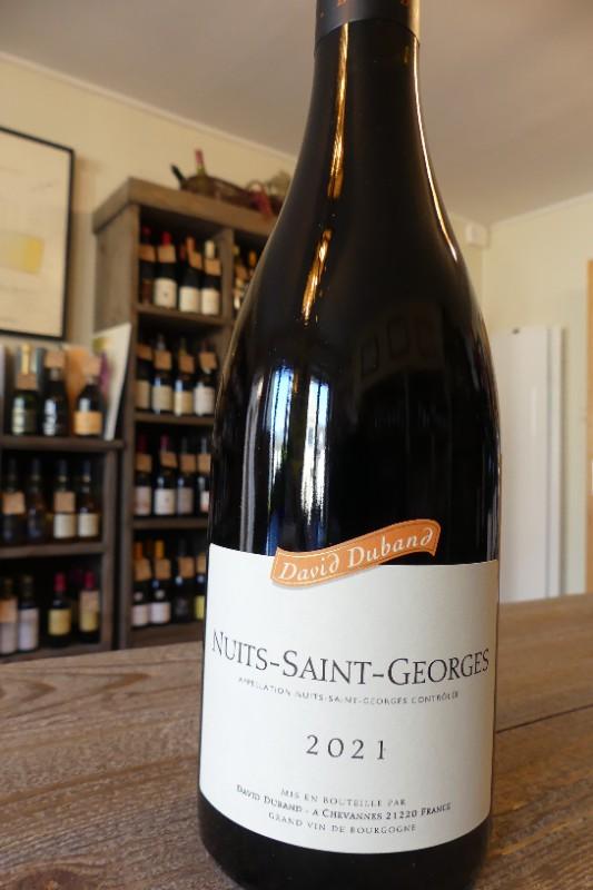 Nuit saint Georges 2021 David Duband, Bourgogne rouge, Cotes de Nuits 