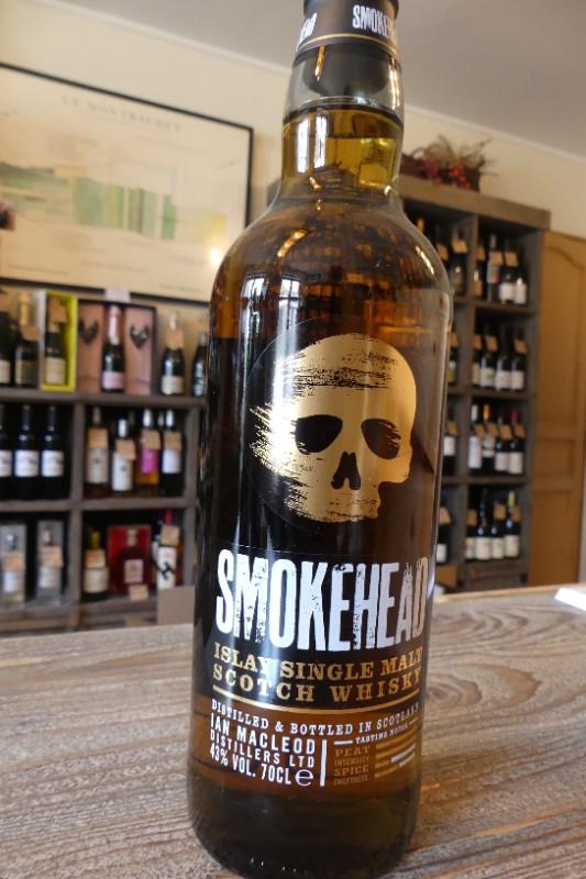 Whisky Smokehead ,Tourbé Ian Macleod Ecosse Islay single malt .