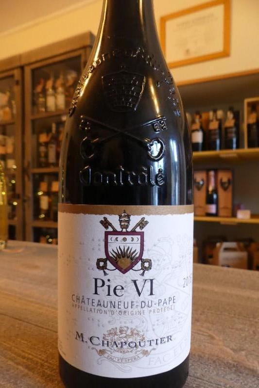 Rhône méridional Châteauneuf du Pape rouge Chapoutier PIE VI 2016