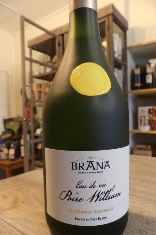 Eau de vie de Poire ,Distillerie Brana pays Basque 44°