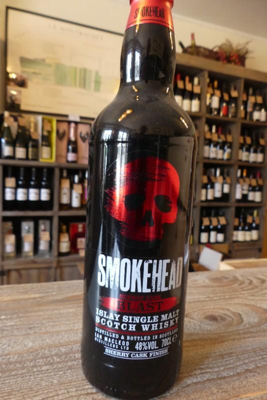 Whisky Smokehead ,Tourbé Ian Mac Leod ,Ecosse finition Sherry Islay single Malt