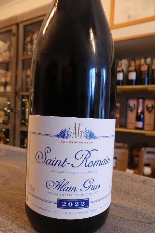 Bourgogne Côtes de Beaune St Romain Rouge Alain Gras 2022
