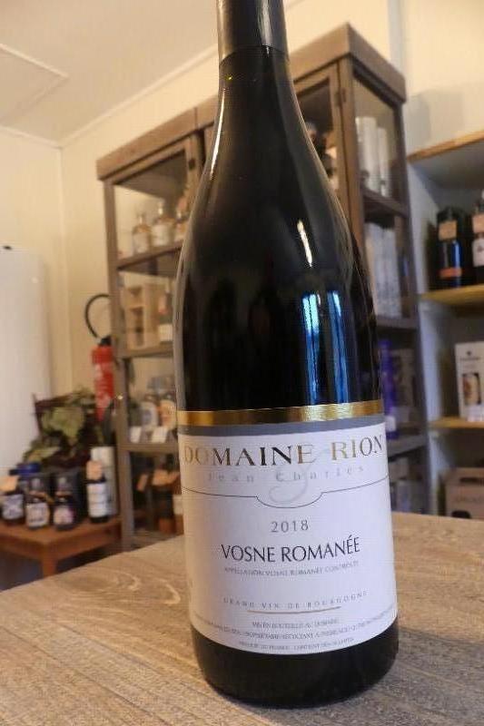 Bourgogne rouge Cotes de Nuits Vosne  Romanee JC Rion 2018 