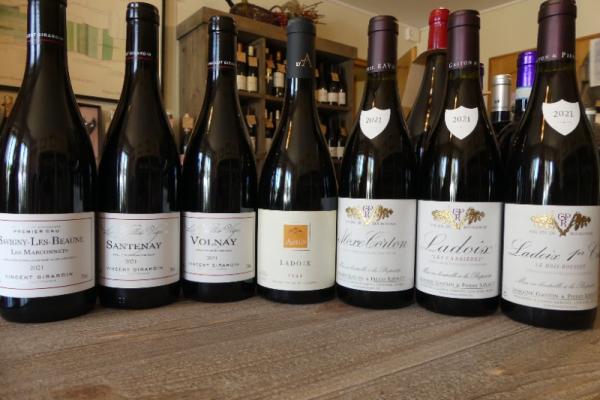 Bourgogne rouge millésimme 2021 .