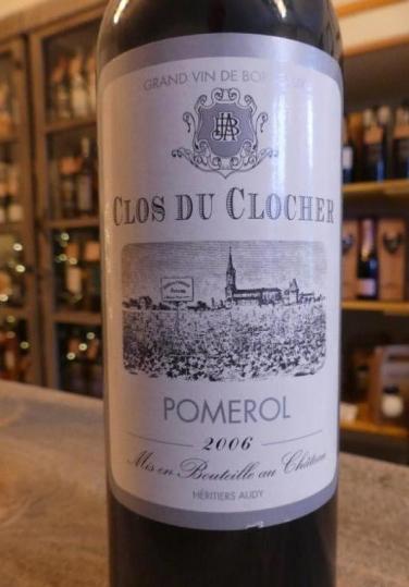 Bordeaux Pomerol Clos du Clocher 2010