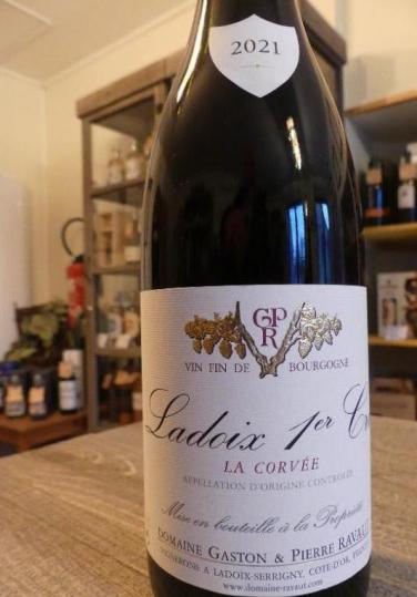 Bourgogne Côte de Beaune rouge Ladoix 1er cru les Corvées Ravaut 2021