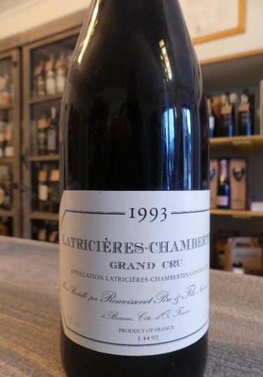 Bourgogne Cotes de Nuits Latricières Chambertin Gevrey Chambertin Grand Cru 1993 Remoissenet   