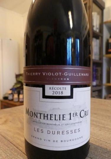 Bourgogne ,Côte de Beaune Monthelie 1er cru  2018 Violot 