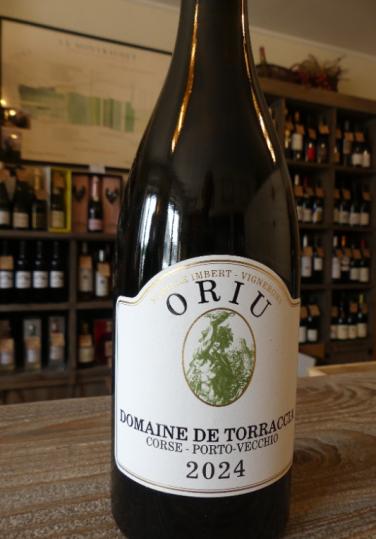 Corse Porto Vecchio Blanc domaine Torraccia cuvée Oriu 