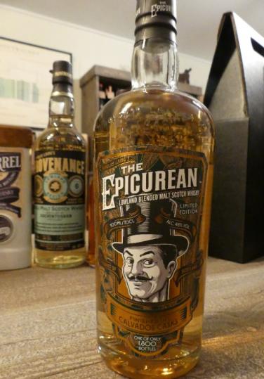 Whysky , Lowland Blended Malt The Epicurean Douglas Laing's ,Calvados Finish 