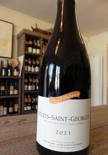 Nuit saint Georges 2021 David Duband, Bourgogne rouge, Cotes de Nuits 