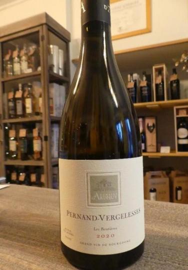 Bourgogne Cote de Beaune Pernand Vergelesses blanc dom d'Ardhuy les Boutieres 2020