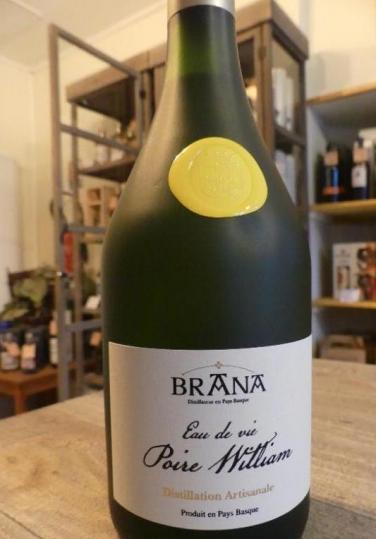 Eau de vie de Poire ,Distillerie Brana pays Basque 44°