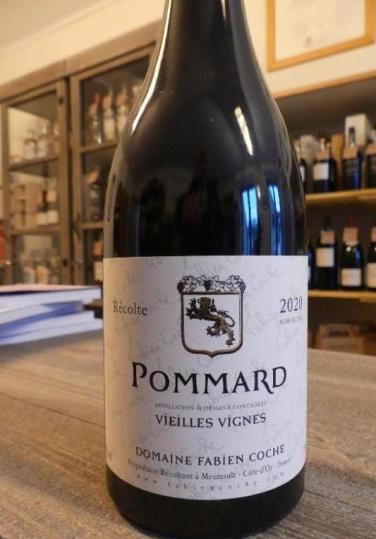 Bourgogne Cotes de Beaune Pommard Vieilles Vignes Fabien Coche 2020