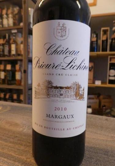 Bordeaux Médoc Margaux Château Prieuré Lichine 2010 