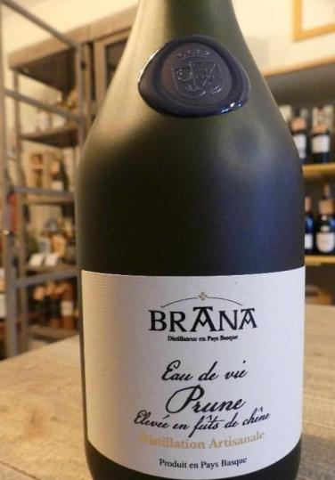 Eau de vie de Prune Distillerie Brana pays Basque  42°