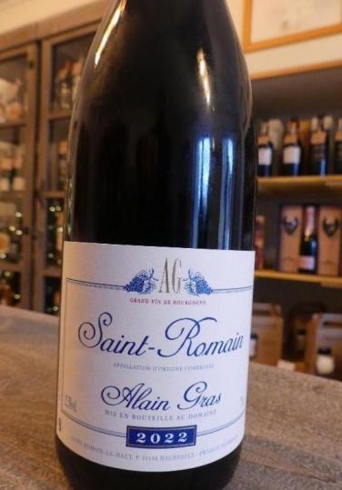 Bourgogne Côtes de Beaune St Romain Rouge Alain Gras 2022