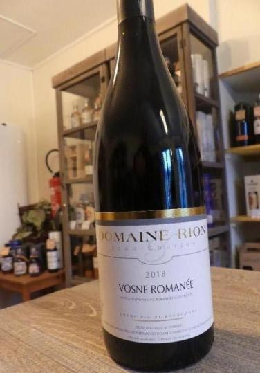 Bourgogne rouge Cotes de Nuits Vosne  Romanee JC Rion 2018 